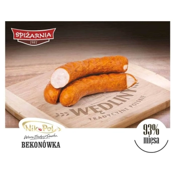 KIEŁBASA BEKONÓWKA NIK-POL 550g BEZGLUTENOWA