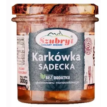 Karkówka sądecka w słoiku 300g SZUBRYT bez glutaminianu Nowość !