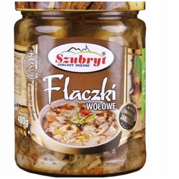 Flaczki wołowe Szubryt 480 g