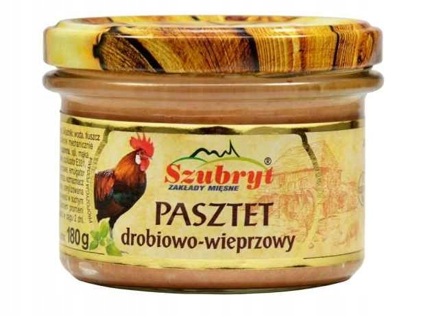 Pasztet drobiowo wieprzowy w słoiku 180 g