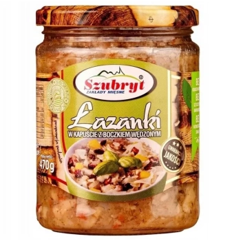 Łazanki w kapuście w słoiku !Bez konserwantów! 470g SZUBRYT