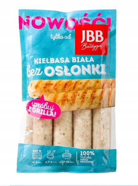 KIEŁBASA BIAŁA BEZ OSŁONKI 700G JBB